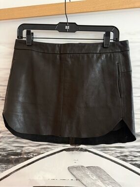 Mason Leather Skirt